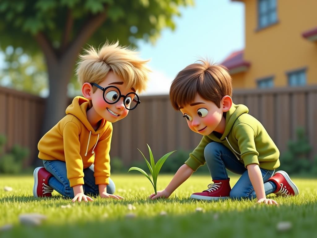 Xavier and Colton’s Big Workday