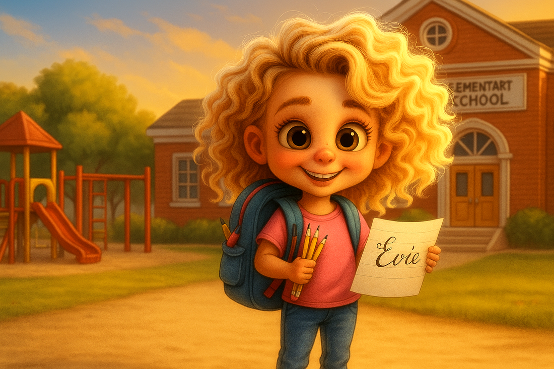 Evie’s First Day at School