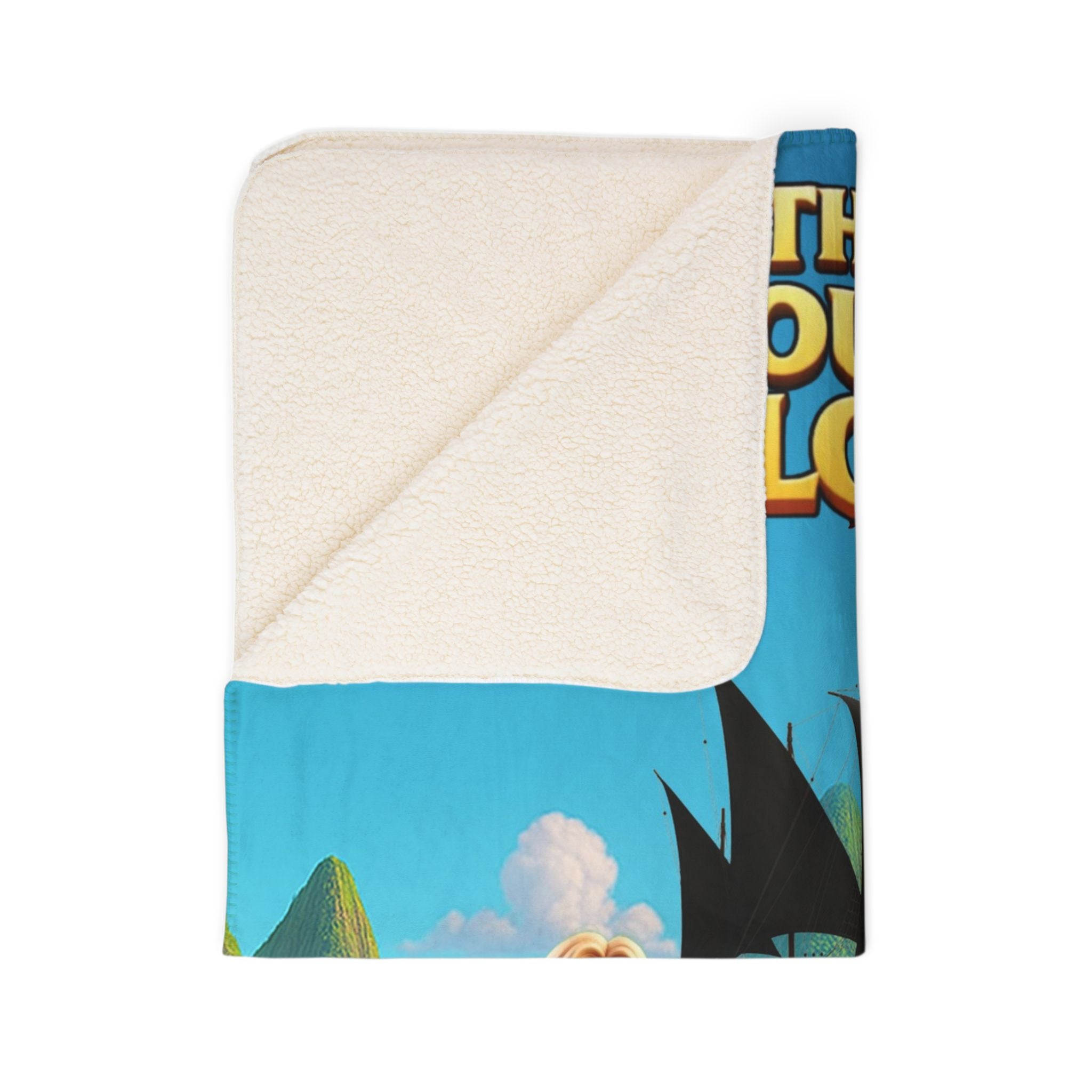 The Thought Explorers Pirate Sherpa Blanket – Cozy Kids Blanket