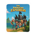 The Thought Explorers Pirate Sherpa Blanket – Cozy Kids Blanket